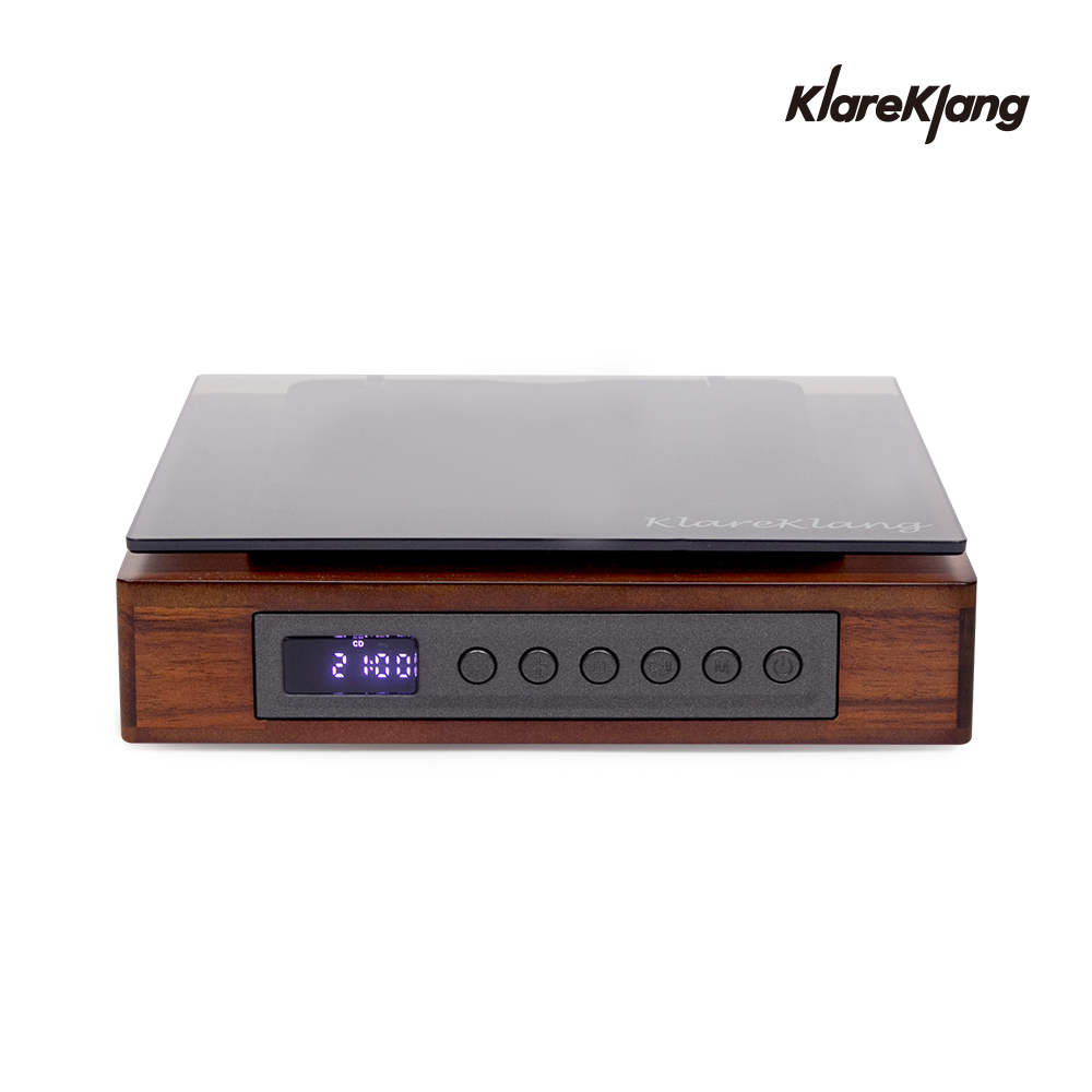 KlareKlang KLAREHEIM 클라레하임 블루투스 뉴트로 우드 CD플레이어 : 액센코리아