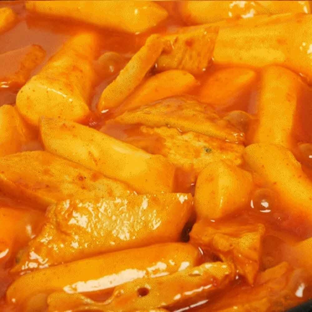 떡볶이 밀키트 순한맛 쌀떡 쌀볶이떡 매운맛 600g : 럭키투데이365