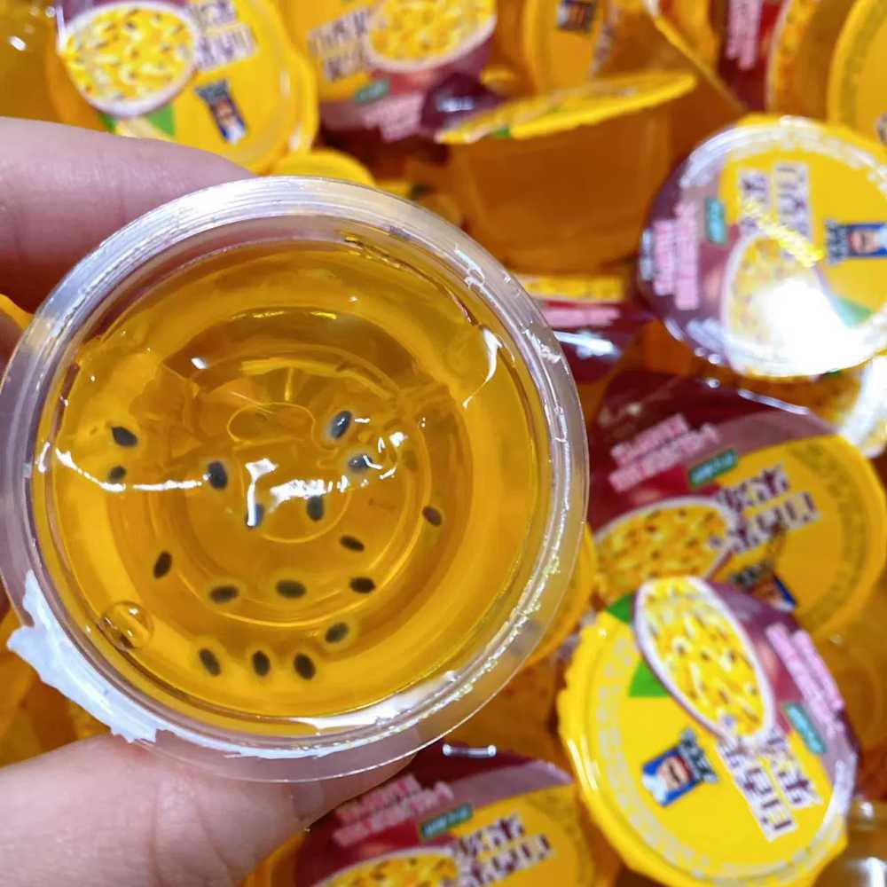 무무상회 열정 과일 젤리 홍콩 스타일 레몬 차 과일 얼음 홍차 맛 젤리 두부 꽃 조산 꿀 밀짚 케이크 스낵 : 무무 상회