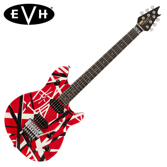 [E.V.H] Wolfgang® Specal Striped - Red/Black/White Satin - EVH 울프강 스프라이프 사틴 : 톤퀘스트 ToneQuest