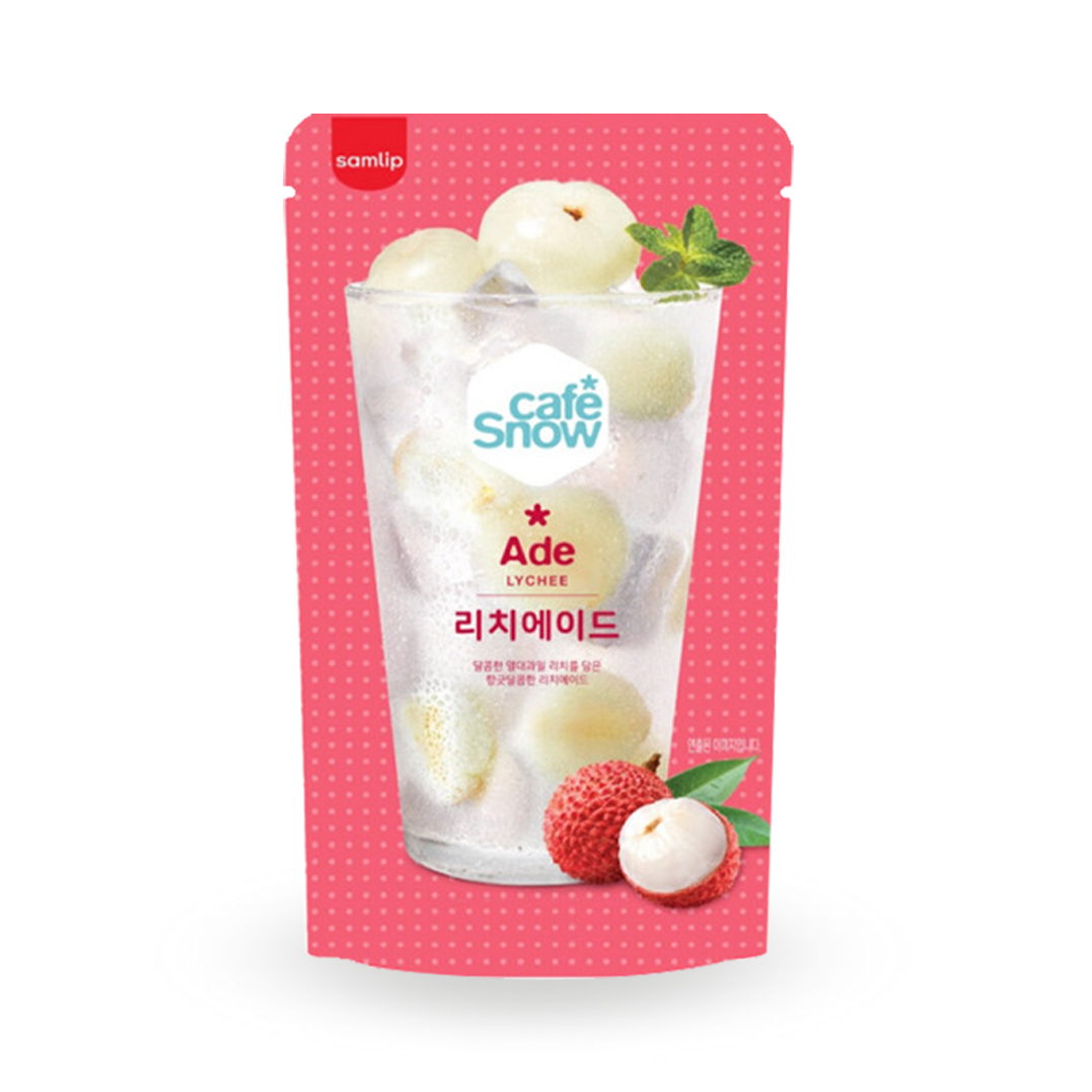 삼립 카페스노우 리치 에이드 230ml / 편의점 파우치 음료 : 이삭상회