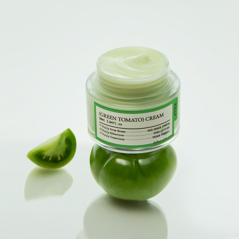 풀리 그린 토마토 크림 90ml 모공 탄력 케어 : FULLY 풀리