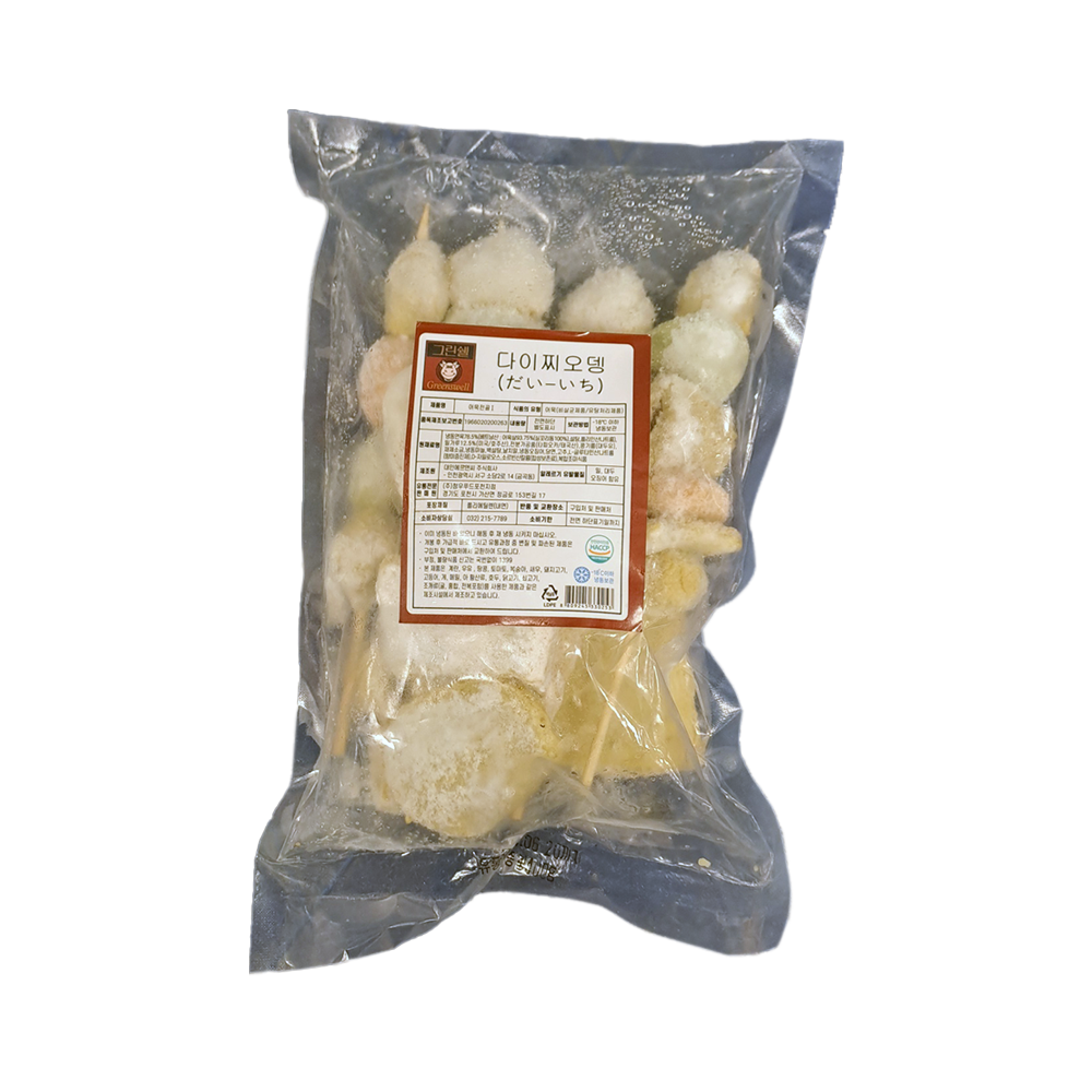 청우푸드 그린쉘 다이찌오뎅 400g : 푸드엔마트