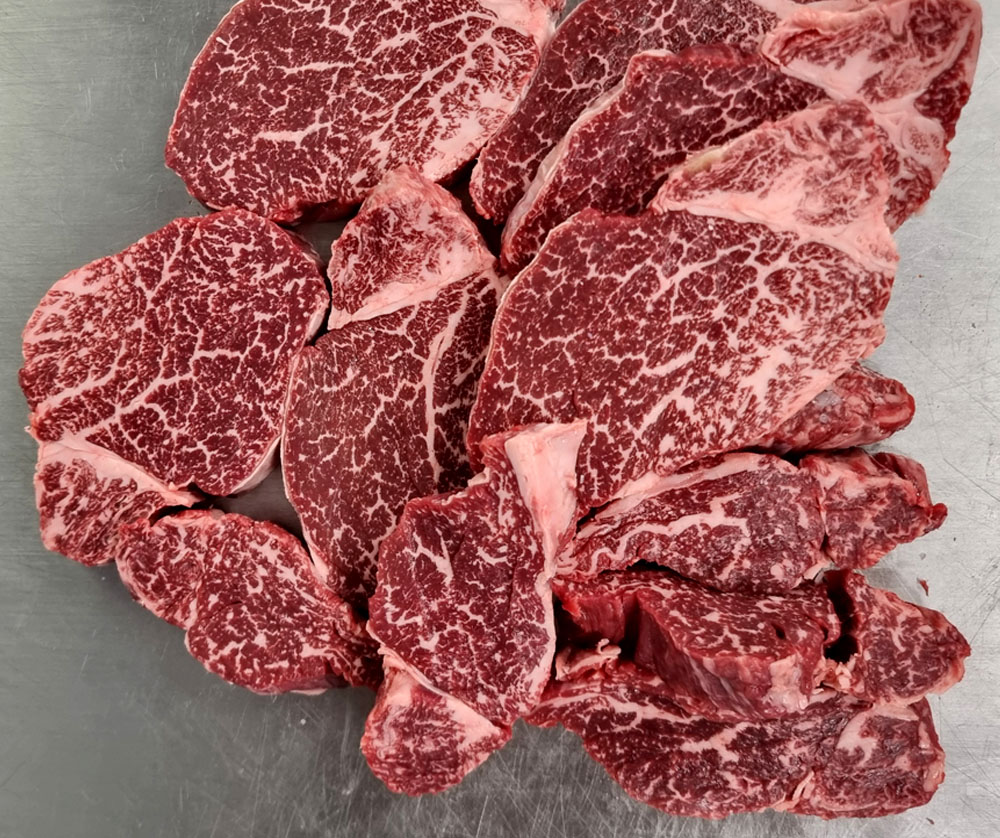 1+안심 300g 500g 1kg 손질안심 한우구이 스테이크 최고급 소고기 : 한우가참하누.참한우.