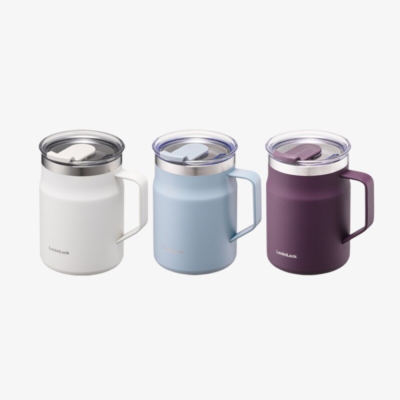 락앤락 메트로 머그 텀블러 스텐 손잡이 보냉컵 보온컵 커피 티 475ml : 탑 플레이스