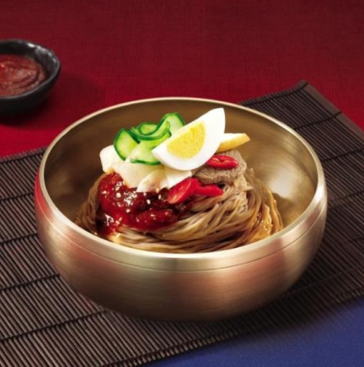 풀무원 함흥 비빔냉면 2인분 460g 새콤달콤 비빔냉면 : 우유팡