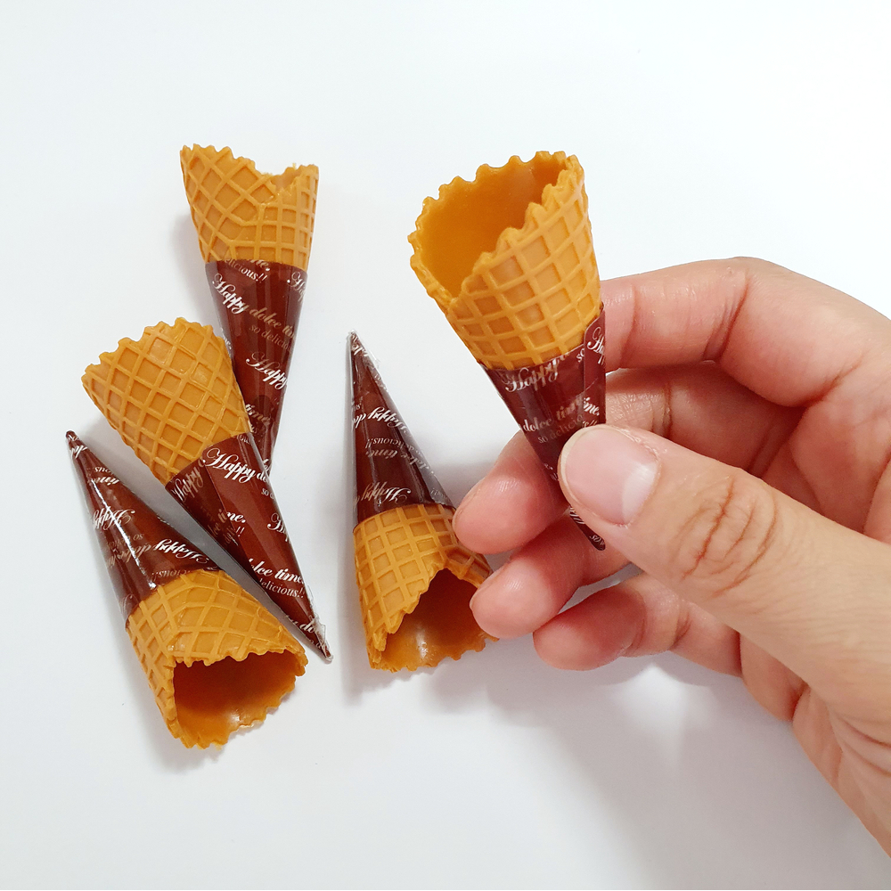 DIY 아이스크림 콘 과자 파츠 레진 공예 슬라임 탑꾸 데코덴 파츠 : 반달이네집
