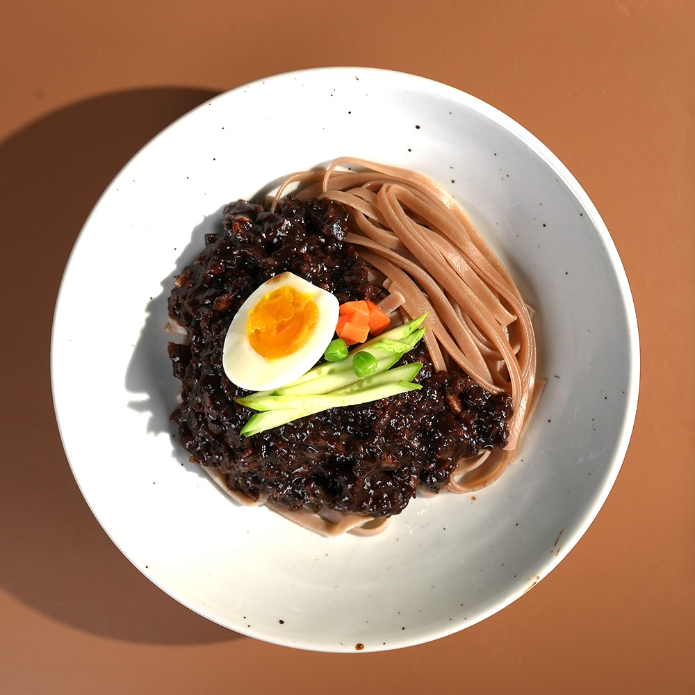 밀가루 없이  늘보리로 만든 보리면 +납작보리면/냉면, 콩국수, 비빔국수, 칼국수, 짜장면, 파스타 등 : 비에스엠푸드