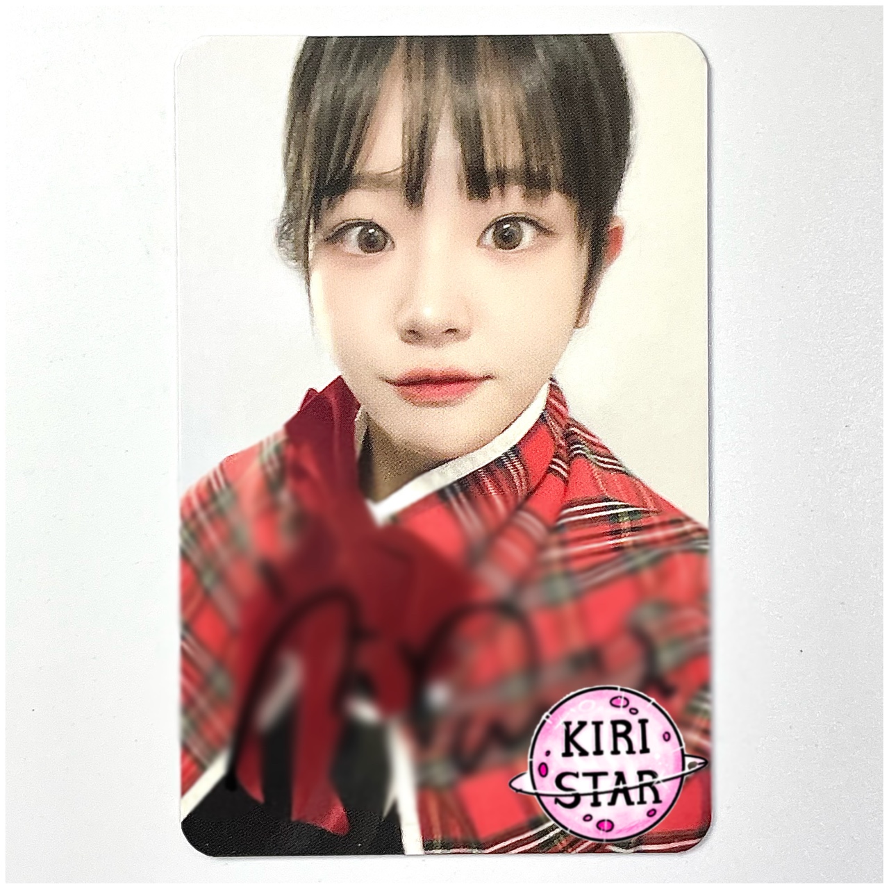 QWER 쵸단 친필 싸인 당첨자 포카 메이크스타 망토 디스코드 포토카드 굿즈 큐더블유이알 미공포 앨범 특전 : 키리스타