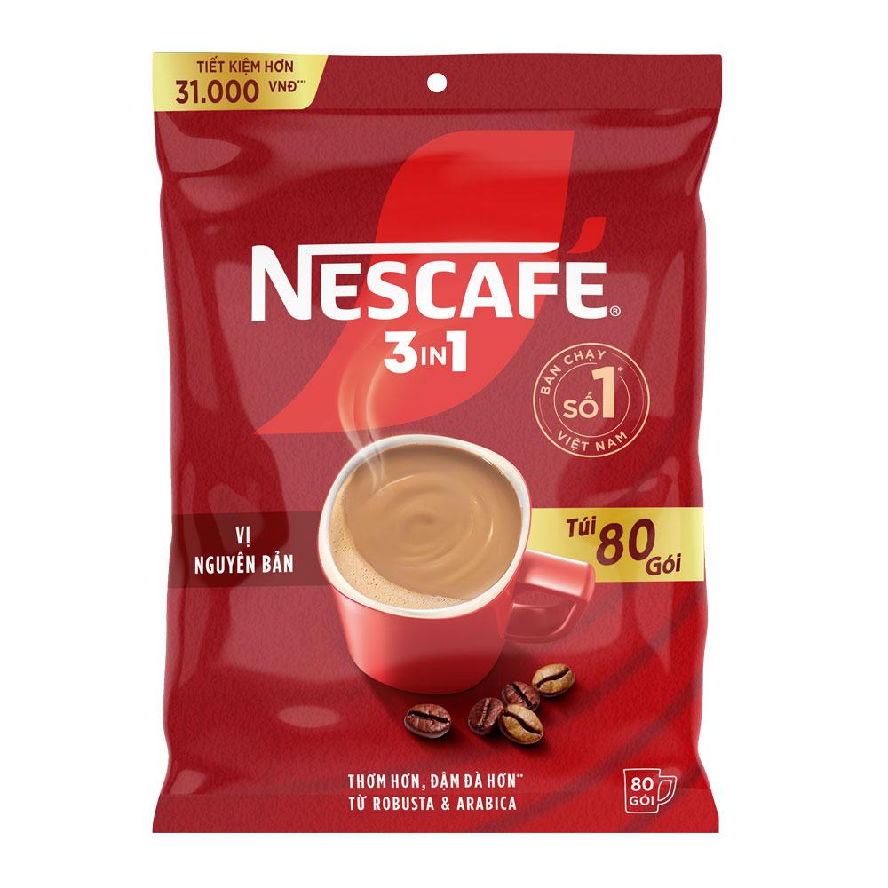 베트남 네스카페 오리지널 밀크 커피 80개입 Nescafe red 1280g : LOVE420