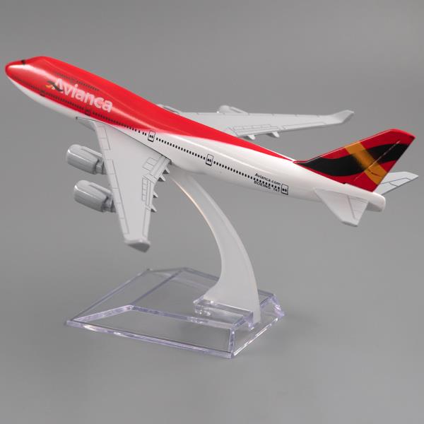 1 400  합금 항에어 보잉 747 콜롬비아 Avianca 16cm 비행기 모델 완구 장식   컬렉션 : 필승 전자