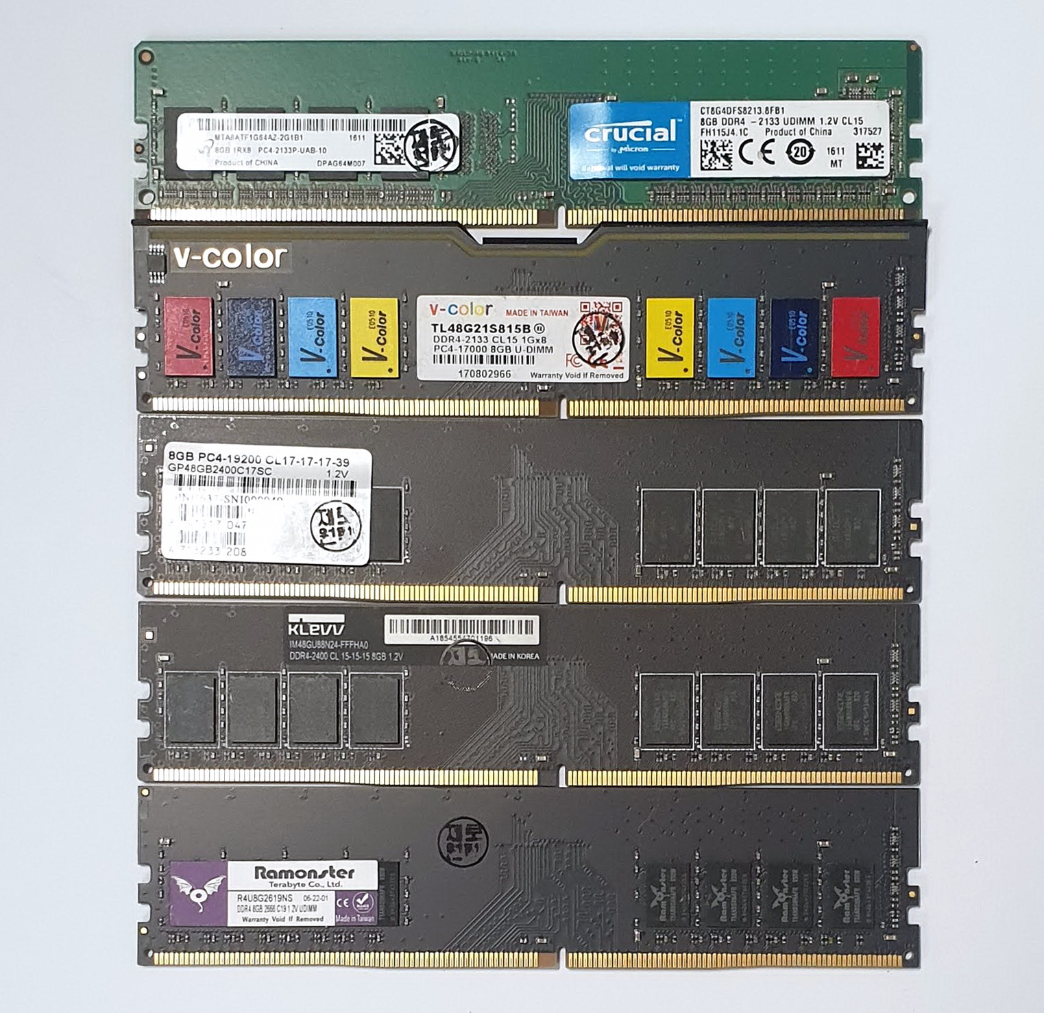 PC용 DDR4 8G 메모리 : 제로원텍