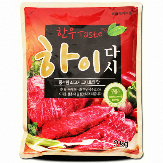 미담채 하이 다시 2kg 쇠고기맛 업소용 대용량 식당 다시왕 : 하남 식품