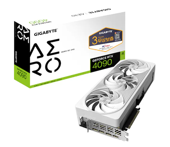 GIGABYTE 지포스 RTX 4090 AERO OC D6X 24GB 피씨디렉트 : 주식회사 샤인컴 코퍼레이션