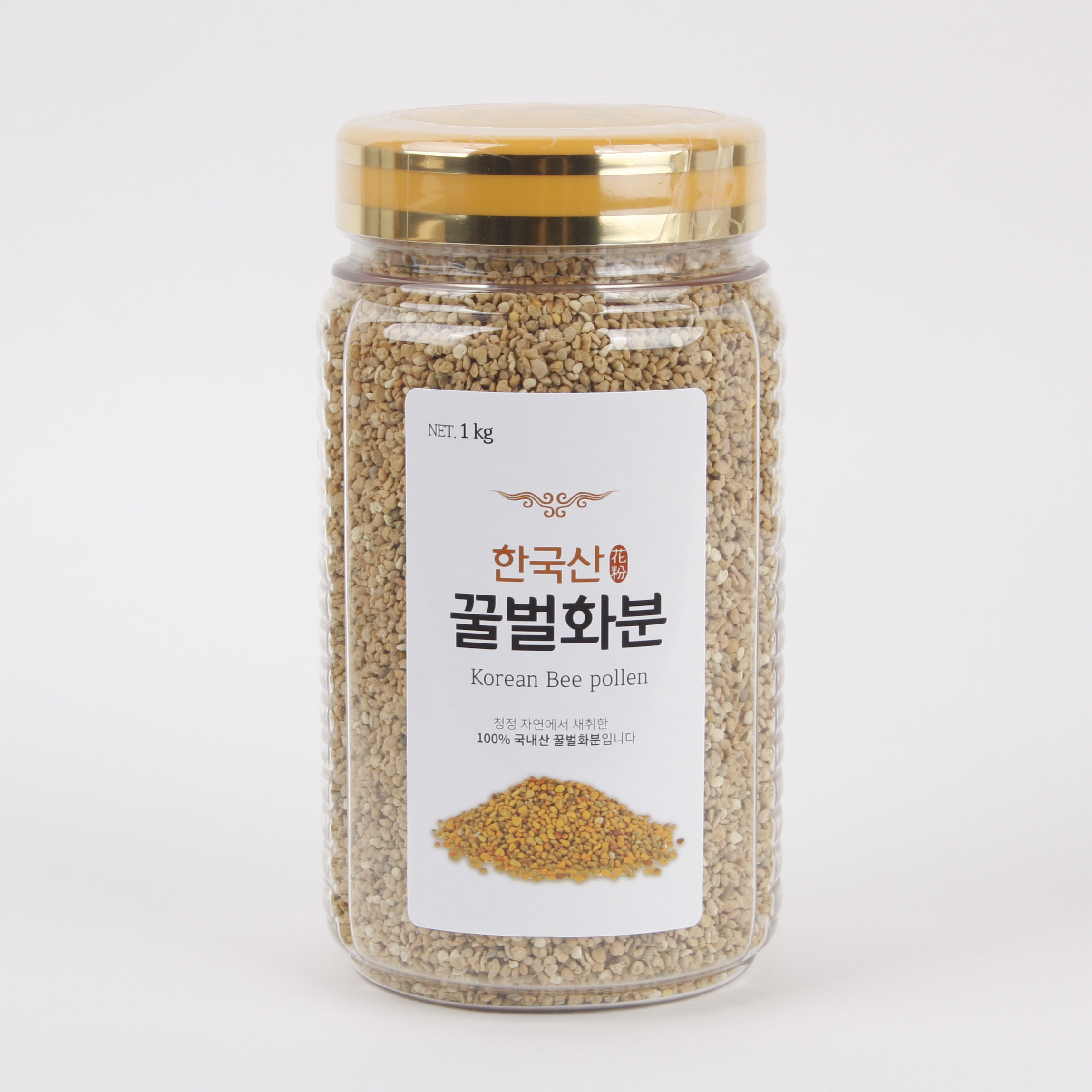 꿀벌화분 먹는화분 비폴렌 벌 벌꿀 화분 다래 건조 국산 500g : 강원양봉 허니쉼