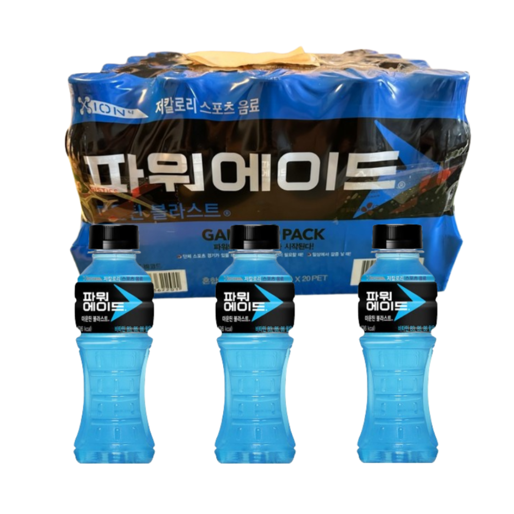 파워에이드 마운틴 블라스트 355ml 휴대용 여름 이온 스포츠 음료 60개 대용량 : EMETH