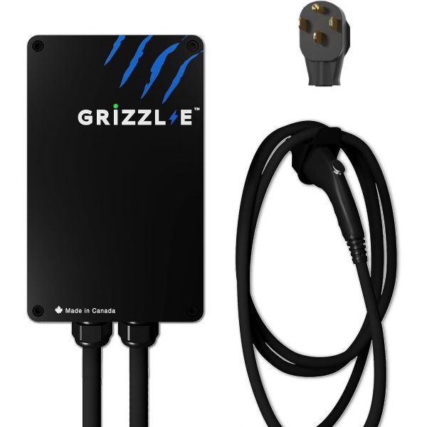 Grizzl-E Level 2 전기차(EV) 충전기 최대 40A, UL 인증 실내외 전기차 급속벽 충전소, NEMA 14-50 플러그, 24피트 프리미엄 케이블, 클래식... 