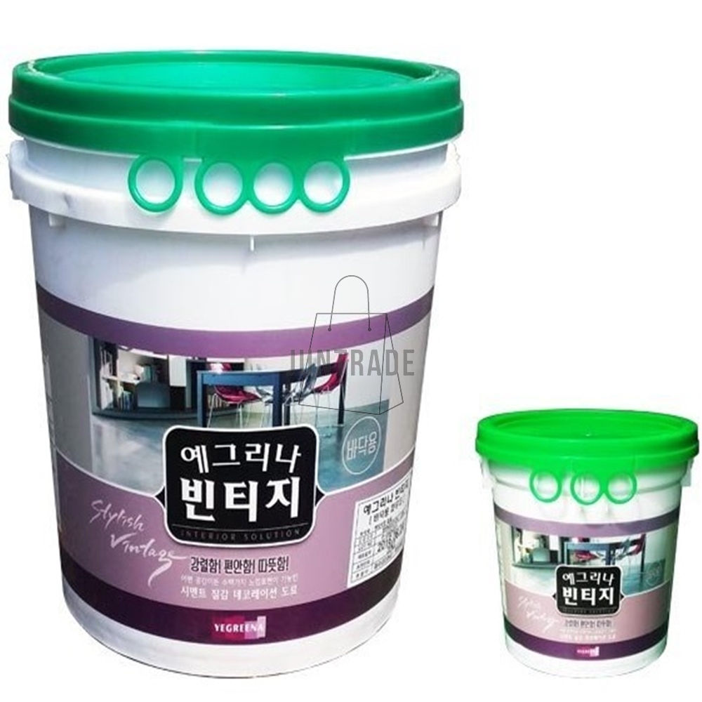 예그리나 빈티지 바닥용 중도 회색 24KG 바닥재 바닥중도 방수용품 : 제이에스트레이드