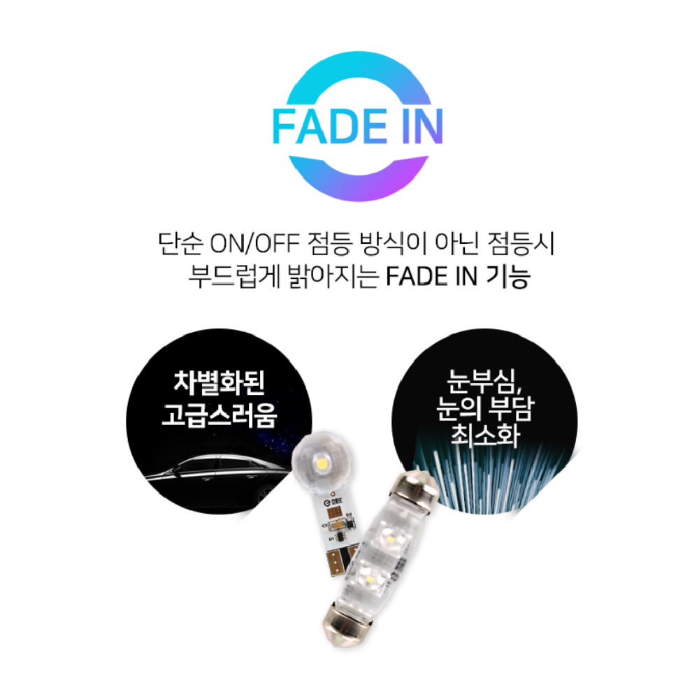 [정글시티] 더뉴아반떼AD 페이드인 LED실내등 번호판등 트렁크등 T10/31mm : 정글시티