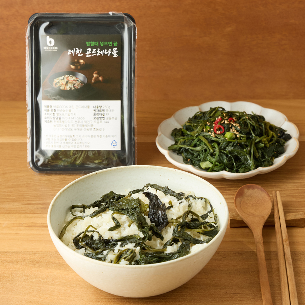 바로COOK 데친 곤드레나물 250g : 우리들녘식품