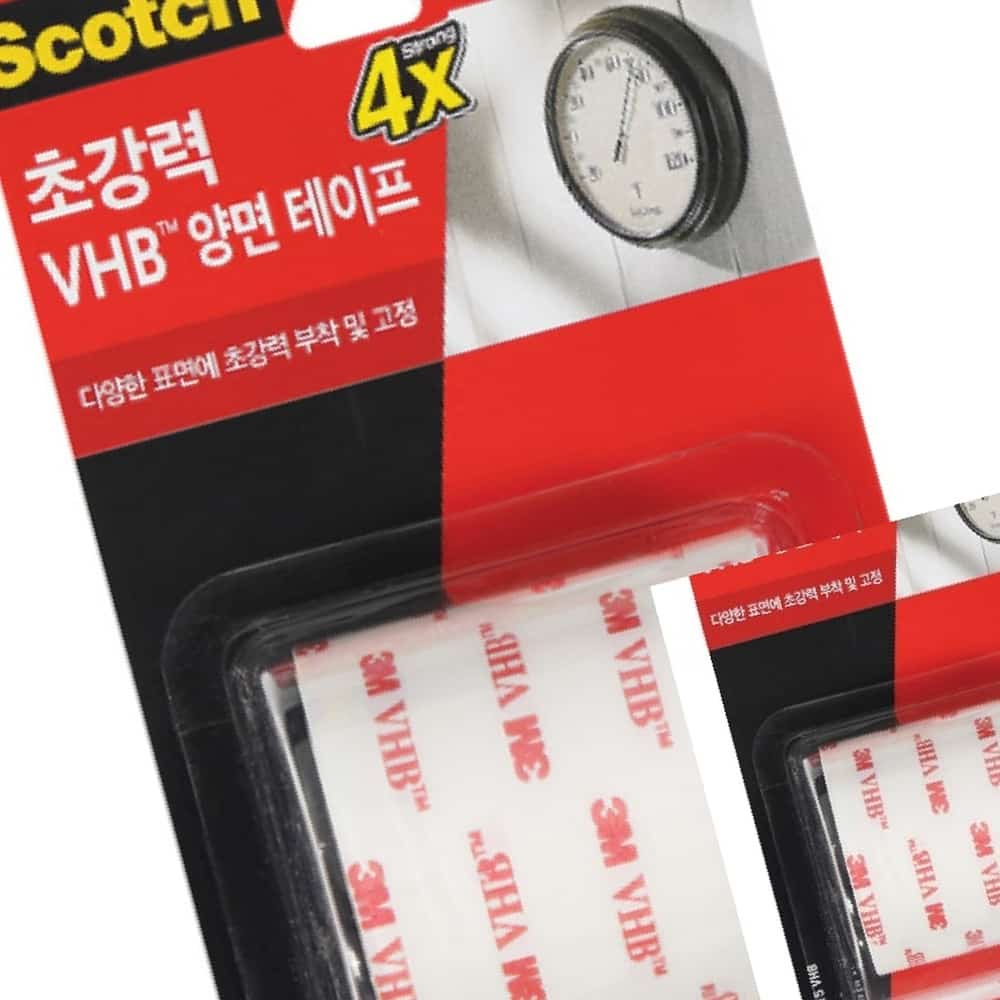 초강력 VHB 양면 테이프 50mm x 1.5M 폼테잎 : 지해유통