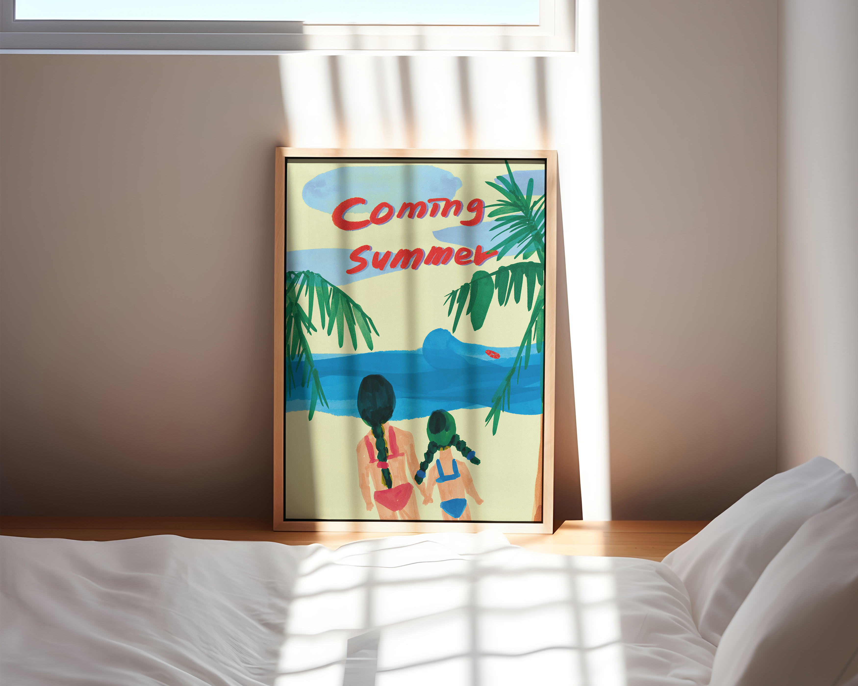 [only YRL] 커밍썸머 interior art poster 인테리어 아트포스터 : 유어러브드
