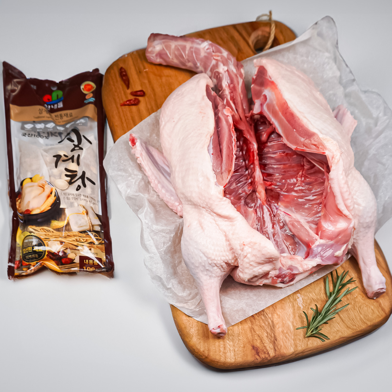 [한방티백포함] 백숙용 통오리 오리백숙 생오리(손질무게 2-2.5kg) : 성화푸드