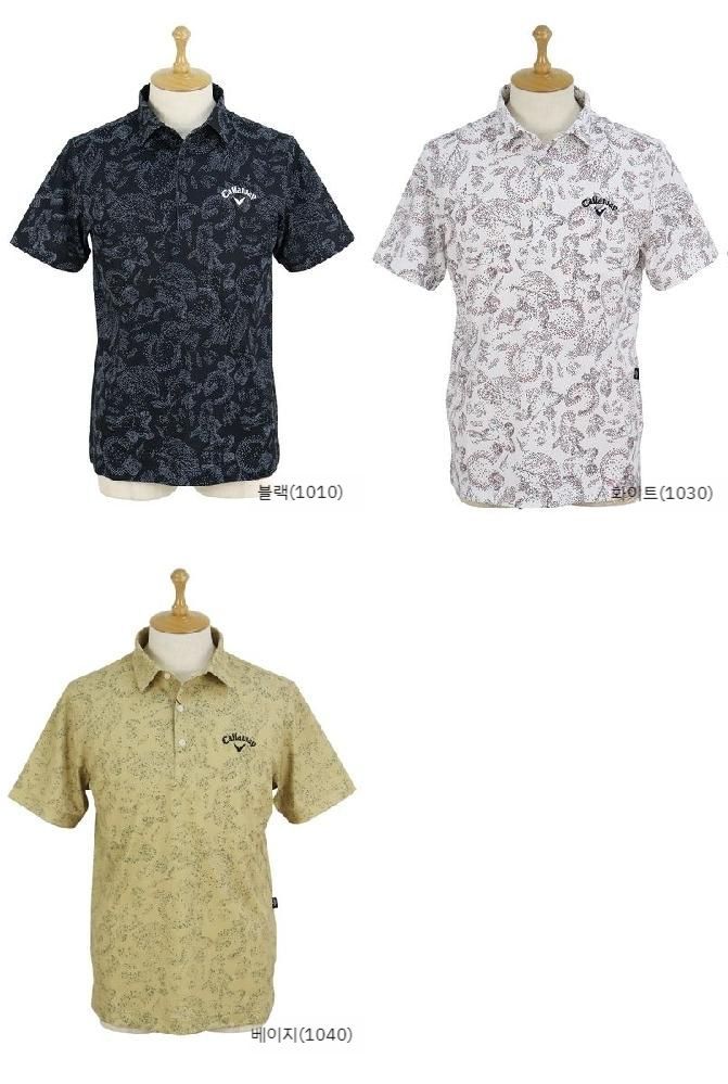 캘러웨이 골프 APPAREL 남성 폴로 셔츠 반팔 UV 컷 사슴 아이 소재 : 신박다운타운