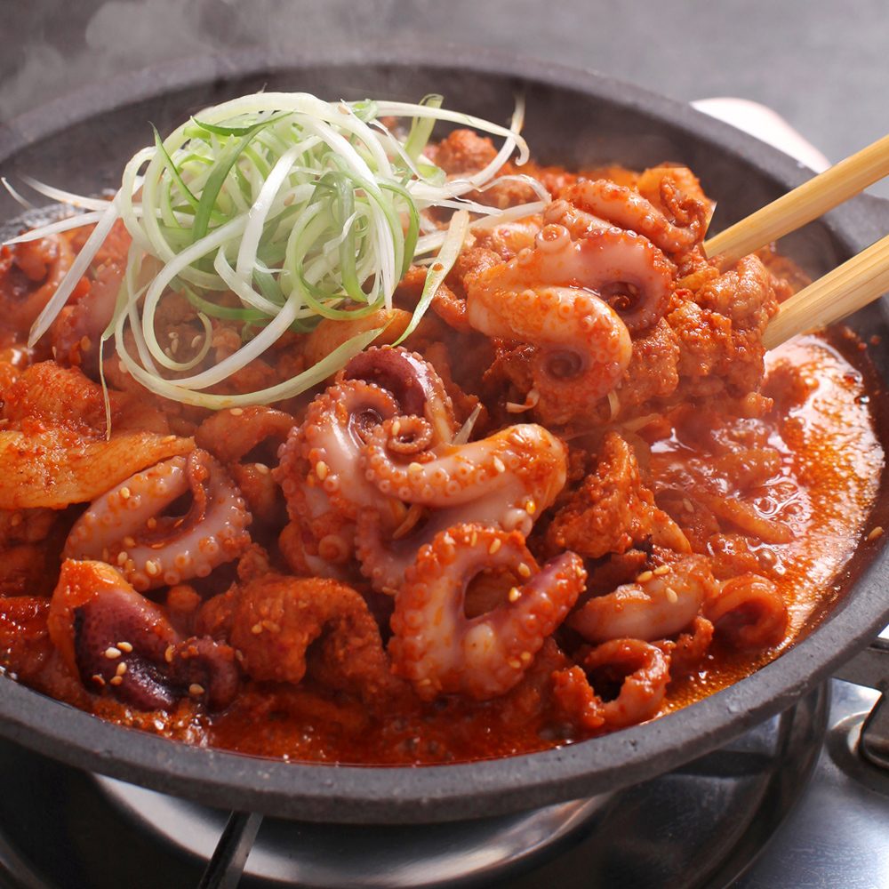 푸짐한 쭈꾸미불고기 밀키트 400g 2팩+2팩 / 쭈꾸미볶음 : 옥이네ogine