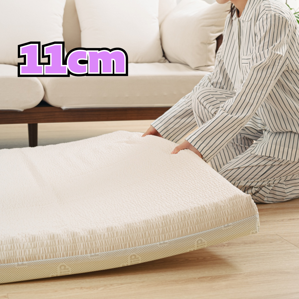 탄탄토퍼 11cm 잠숲공 단단한 침대 두꺼운 바닥 이불 매트 손님용 매트리스 싱글 : 잠자는 숲속의 공주