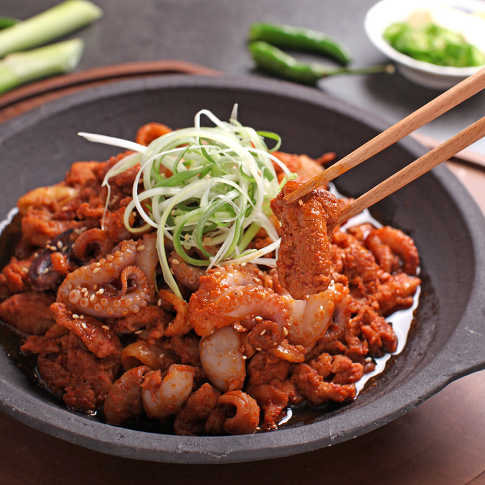 푸짐한 쭈꾸미불고기 밀키트 400g 2팩+2팩 / 쭈꾸미볶음 : 옥이네ogine
