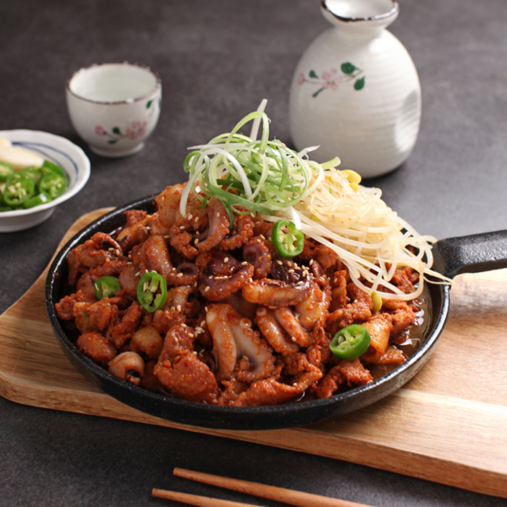 푸짐한 쭈꾸미불고기 밀키트 400g 2팩+2팩 / 쭈꾸미볶음 : 옥이네ogine