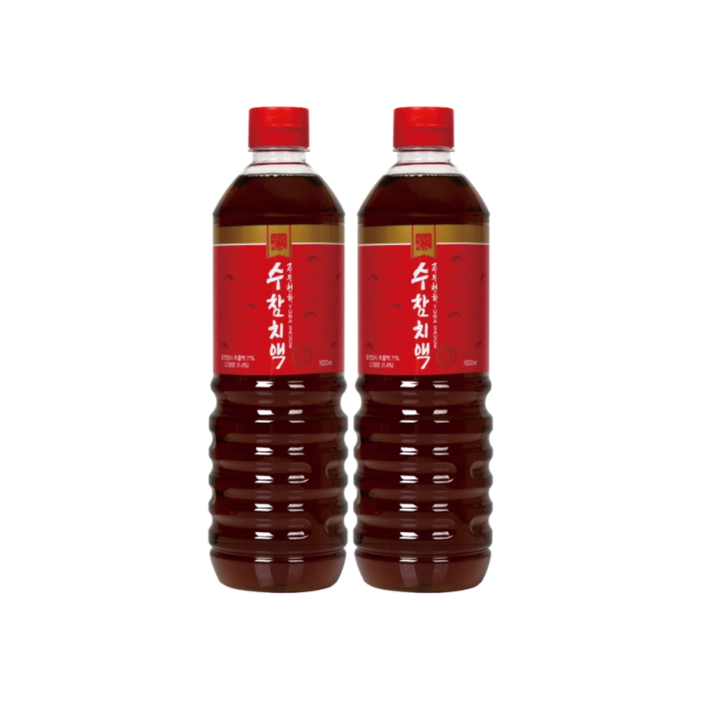 한라 수참치액 국물용 무침 볶음 조림 요리 1L, 8개 : 마음 가게