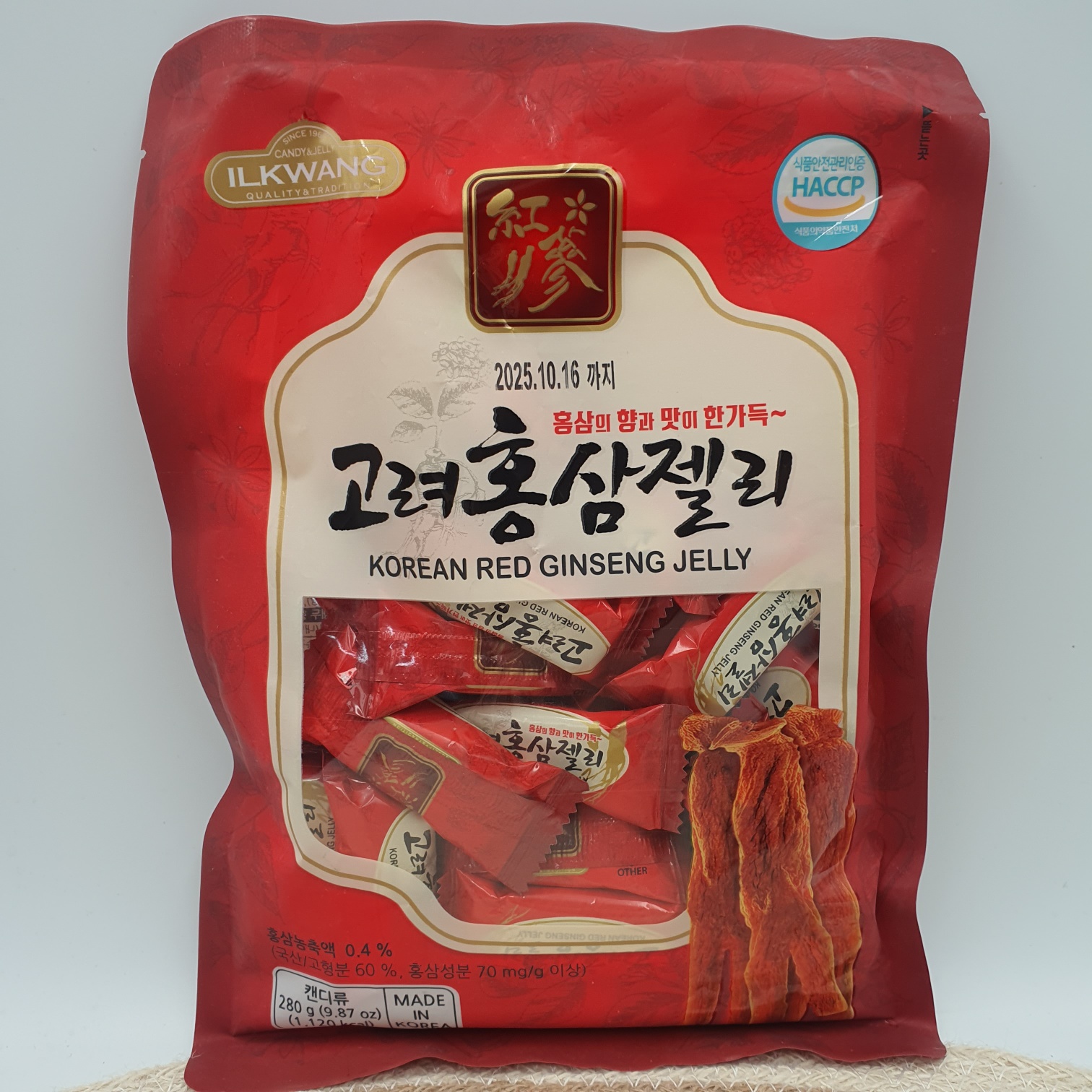 고려 홍삼 젤리 280g : 나물천지농산