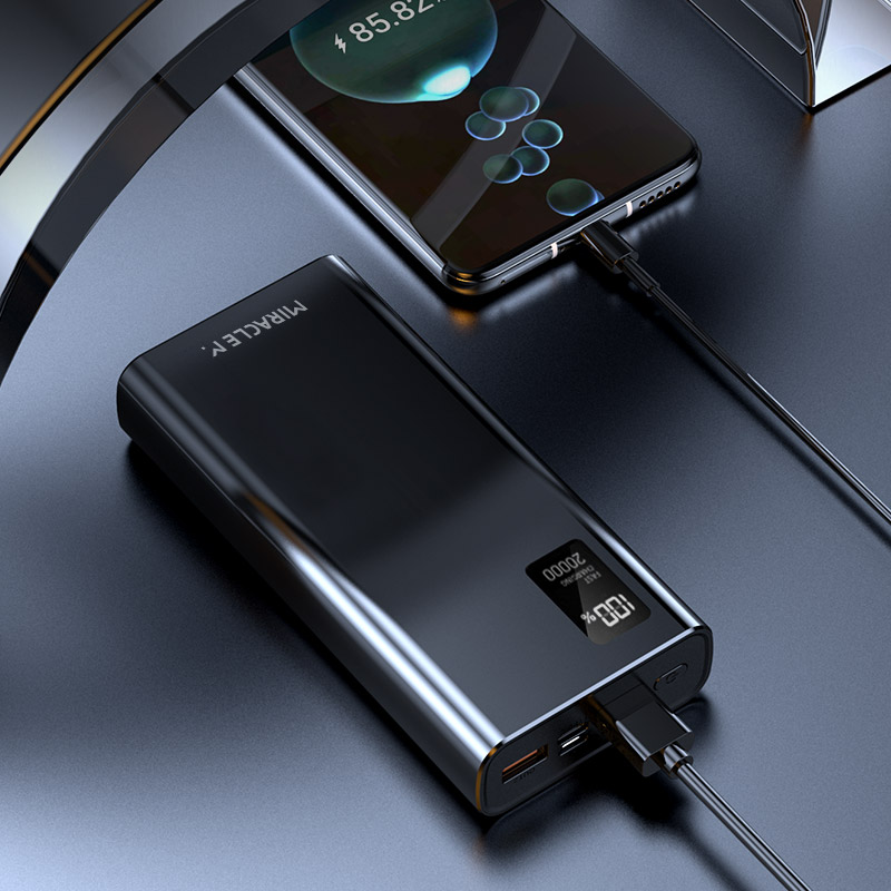 보조 배터리 20000mAh 고속 충전 대용량 아이폰 삼성 C타입 휴대용 핸드폰 기내반입 : 미라클엠스토어