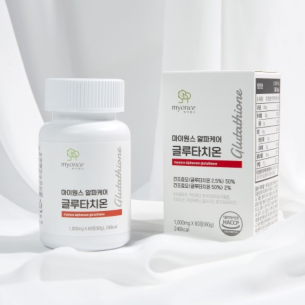 마이원스 알파케어 글루타치온 1000mg 60정 피쉬콜라겐 비타민c 락토페린 히알루론산 : 티에이치인터내셔널