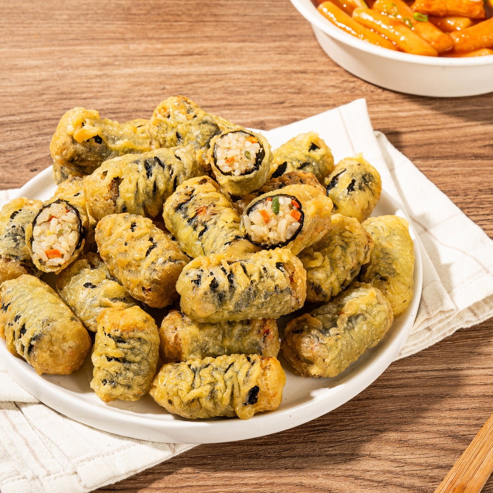 것플렉스 튀김밥 야채맛 1kg 야채와 밥알이 살아있는 바삭한 김말이 튀김 : 애디드컴퍼니