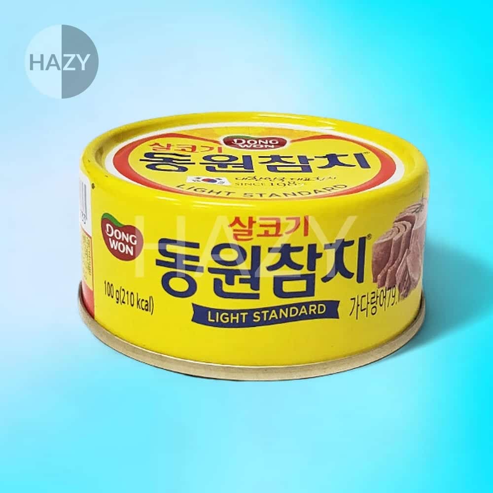 헤이지 동원참치 살코기 라이트스탠다드 100g 1개 업소용 참치 캔 볶음밥용 통조림 : 헤이지01