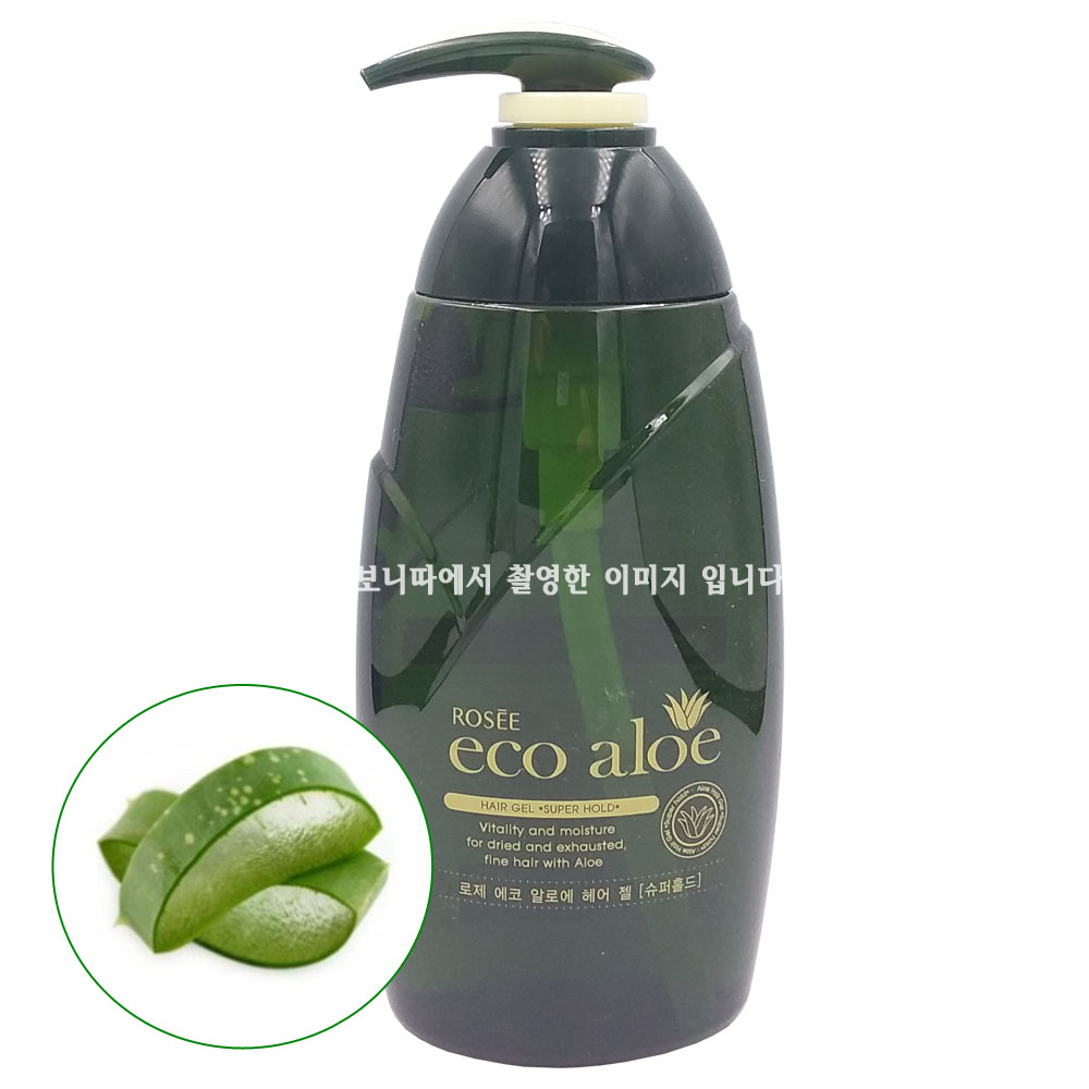 로제 에코 알로에 헤어 젤 530ml 슈퍼홀드 : 샤이니보니따