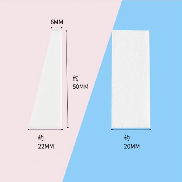 파운데이션 파우더팩트 화이트 컬러 삼각형 모양 뷰티 소프트 매직 페이스 클리닝 화장품 퍼프 클렌징 워시   스폰지 10 개 : 스타일 스팟