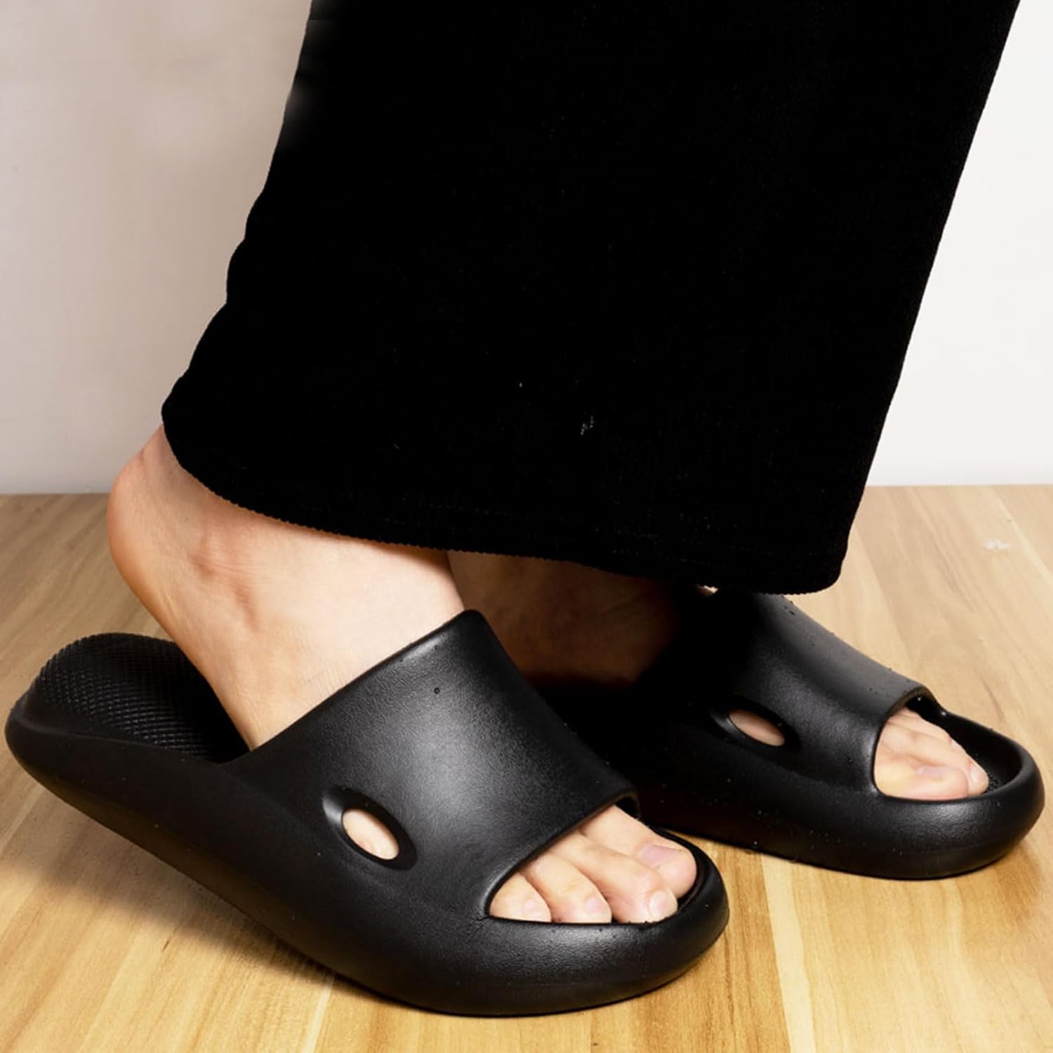 물리치료사 추천 에어 쿠션 실내화 슬리퍼 일본 샌들 룸 슈즈 베란다 화장실 경량 항균 방취 : 에버그린1004