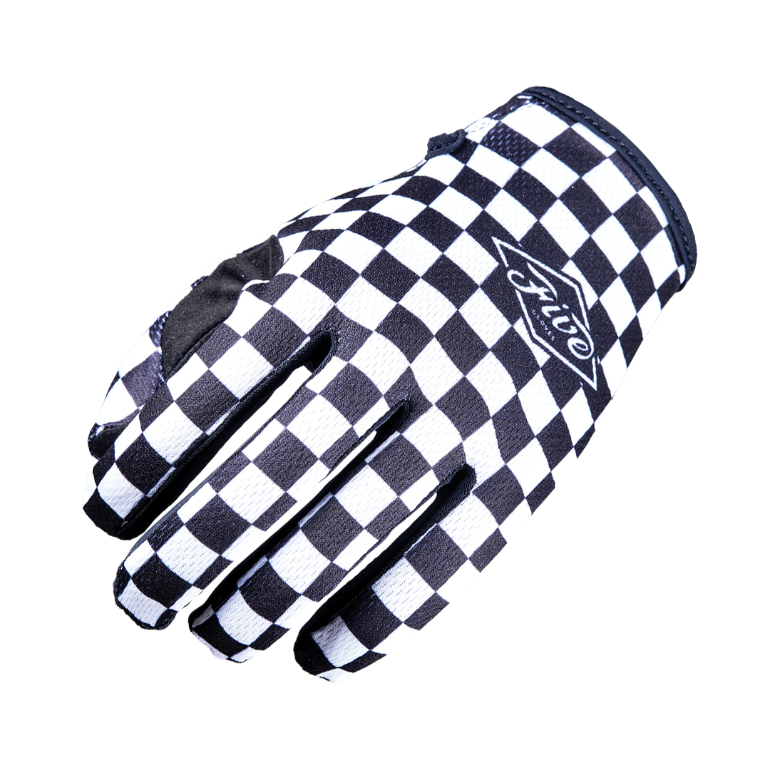 FIVE 파이브 여름용 장갑 글러브 오프로드 MXF4 FLAT TRACK BLACK 체크 : NTB MOTO