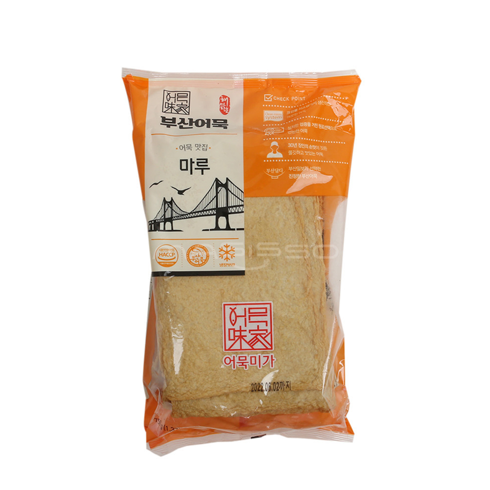해맑은 명품  부산어묵 마루 사각오뎅 750g : 농민식자재