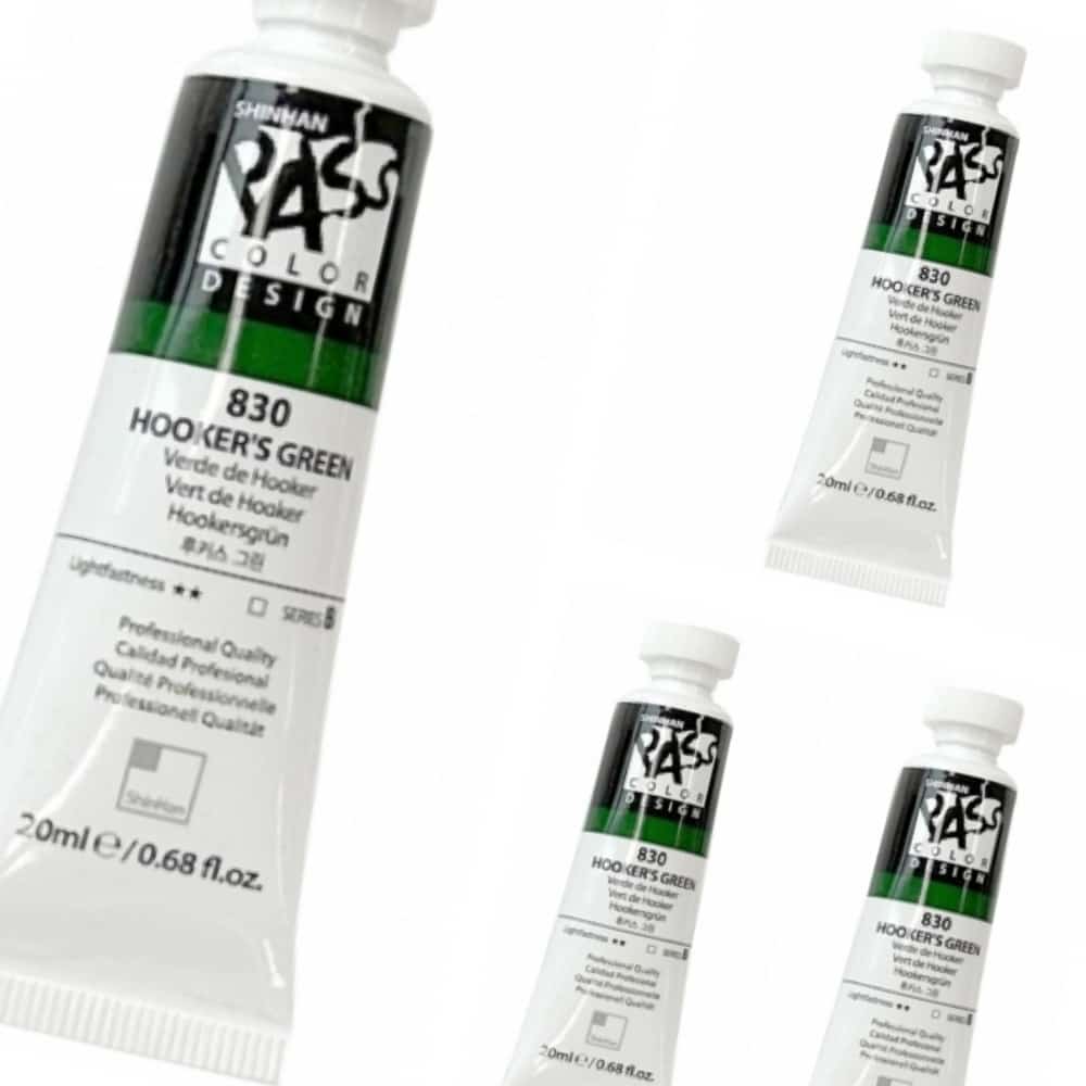 마타 패스컬러물감 낱색 B 20ml 830 후커스 그린 고급 물감 그림 디자인 미술 : 마타상점