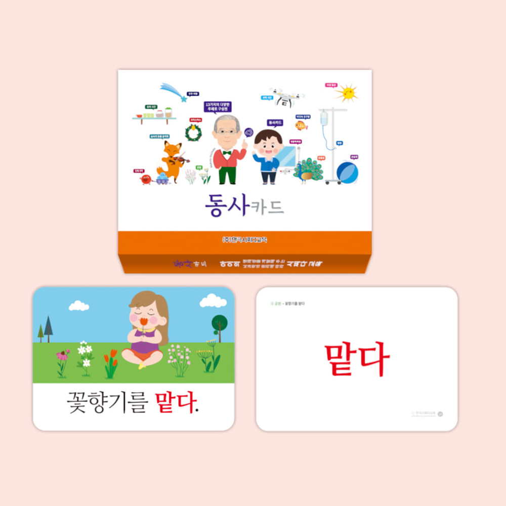 한국 시찌다 13가지 주제별 동사카드 : 지니아이mall
