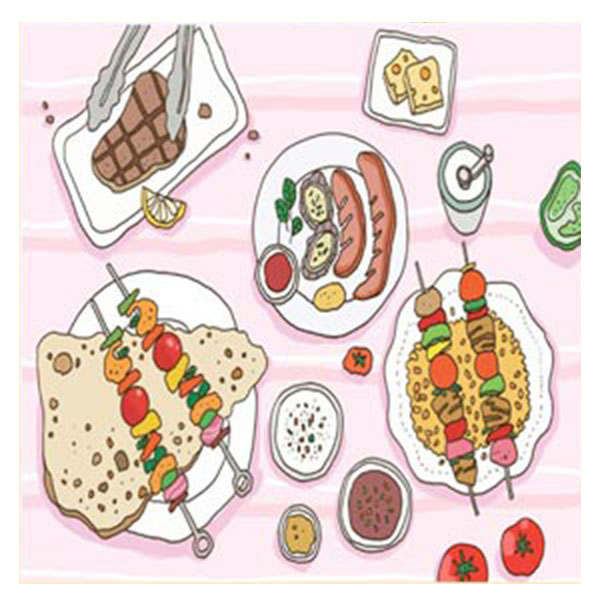 분식 음식 도넛 카레 정육점 고기 만두 꼬치 어묵 비빔국수 아이스크림 커피 식당 파르텔 포인트 벽지 시트지 롤스크린 : 으뜸데코