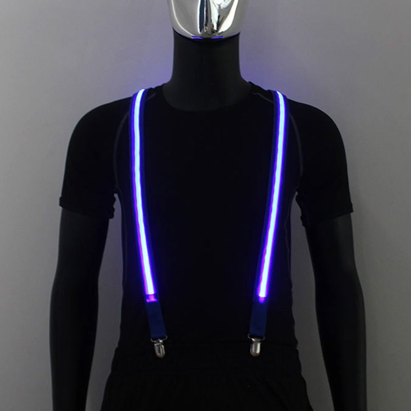 LED 반사 러닝 벨트 사이클링 어깨 스트랩 야간 안전 야외 조깅 라이트 : 두루두루판다2
