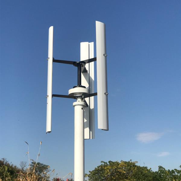 공장 풍력 터빈 발전기, Mppt 컨트롤러 포함, 3 상 수직 축 풍차, 블레이드 8000W, 10KW : 하루해운