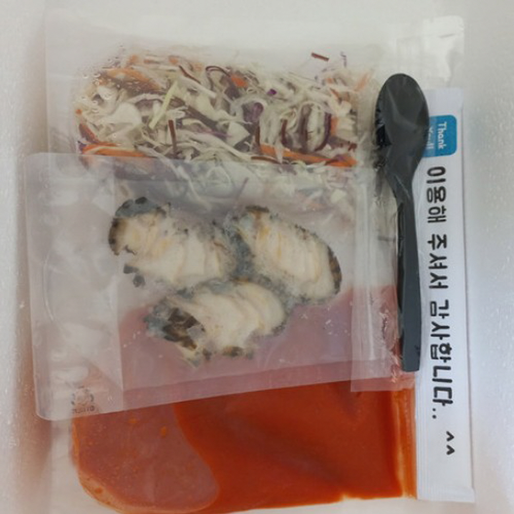아침바다 수산 영덕 전복 물회 650g 기본 물회 세트 야채/슬라이스/특수육수 : 지와이스토리