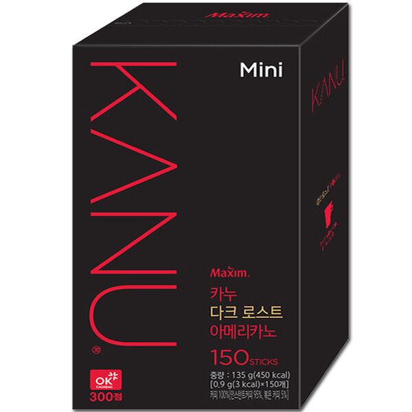 카누 미니 다크 아메리카노 150T : ~ 카누 미니 다크 아메리카노 150T : 당일발송 ~ : 다이뜨라 상회